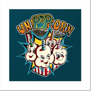 Unicorn Popcorn (The Uni-POP-Corn) Posters and Art